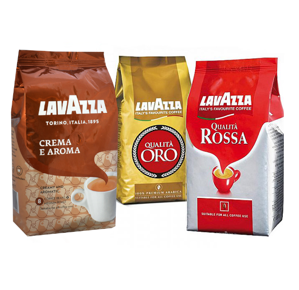Zestaw LAVAZZA Qualita Rossa, Oro, Crema e Aroma 3kg
