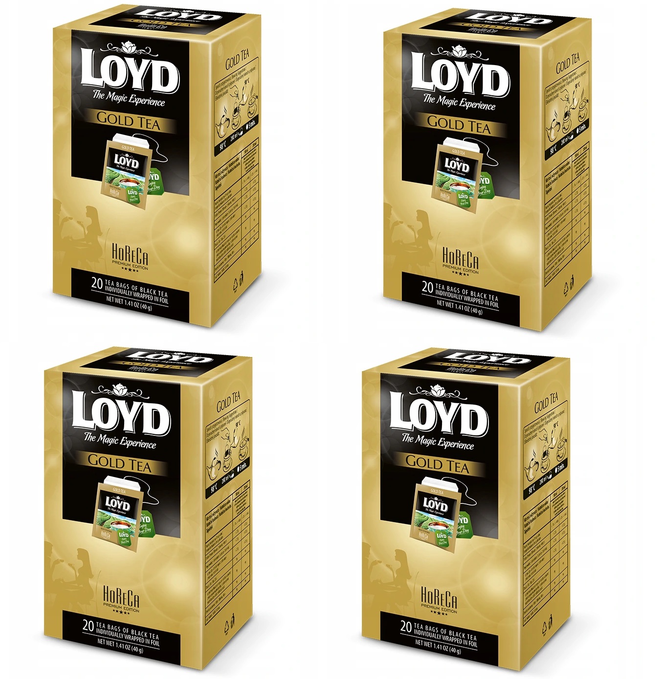 LOYD Herbata Gold kopertowana x 4szt