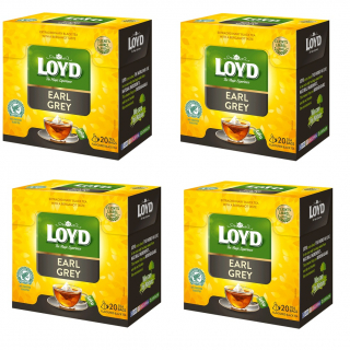 LOYD Herbata Earl Grey – 80 torebek piramidki