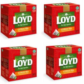 LOYD Herbata Citrus Black Tea – 80 torebek piramidki