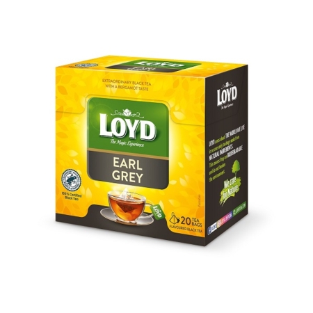 LOYD Herbata Earl Grey piramidki – 20 torebek