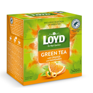 LOYD Herbata Green with Orange Mandarin – 80 torebek piramidki
