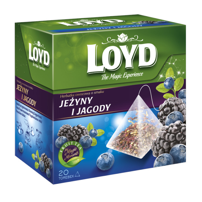 LOYD Herbata Jagoda i Jeżyna piramidki