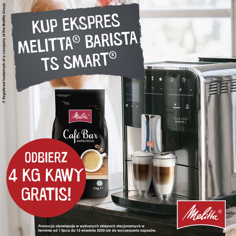 Ekspres do kawy Melitta BARISTA TS SMART stal nierdzewna F86/0-100