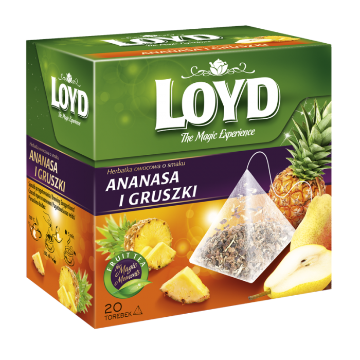 LOYD Herbata Ananas i Gruszka piramidki