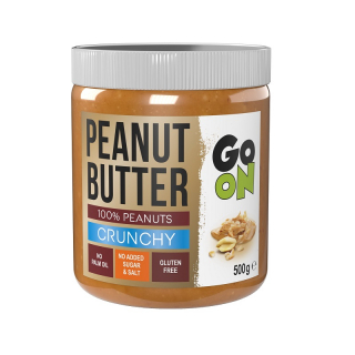 Sante Masło orzechowe 100% naturalne Go On Peanut Butter Crunchy 500g –  4szt karton