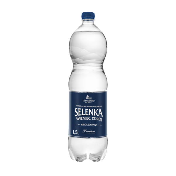 Naturalna woda mineralna Selenka Wieniec Zdrój – niegazowana 1,5L 504 butelki paleta wody