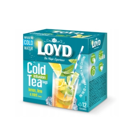 Herbata na zimno LOYD Ice Tea cytryna, limonka piramidki