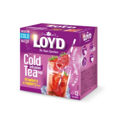 Herbata na zimno LOYD COLD TEA  truskawki maliny piramidki
