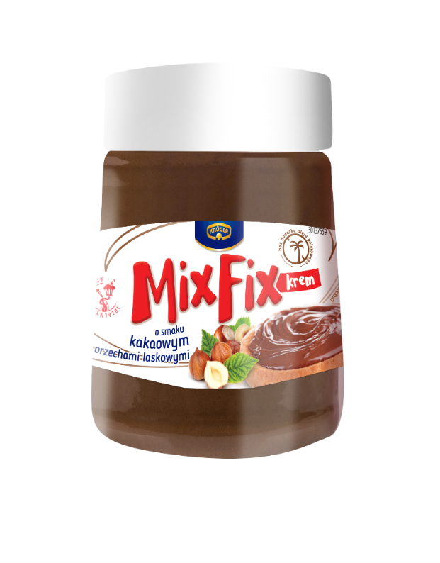 Mix Fix krem o smaku kakaowym bez oleju palmowego KRUGER 380g