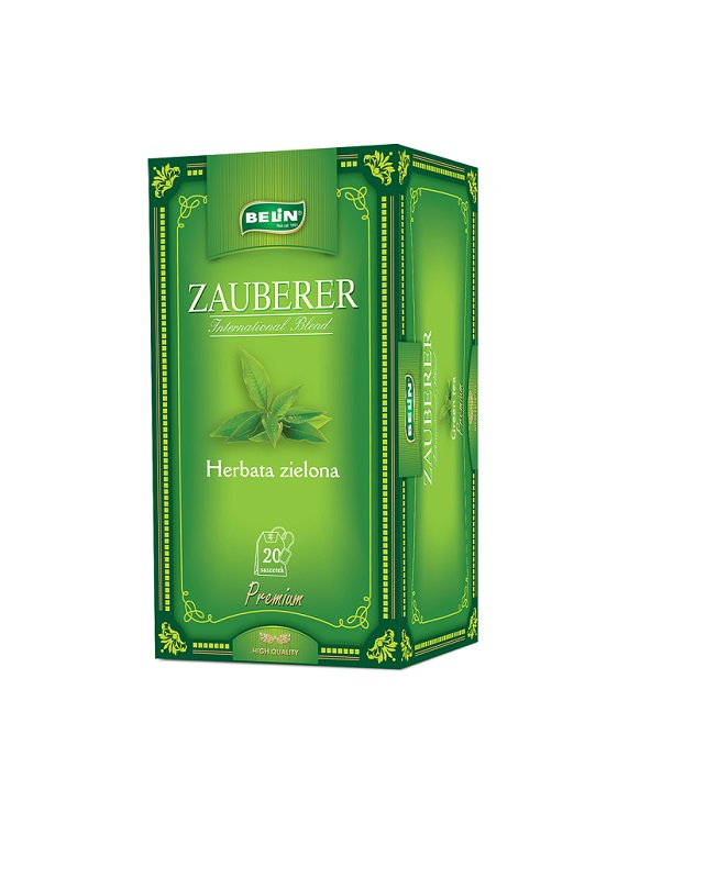 BELiN Herbata zielona Zauberer kopertowana – 4szt
