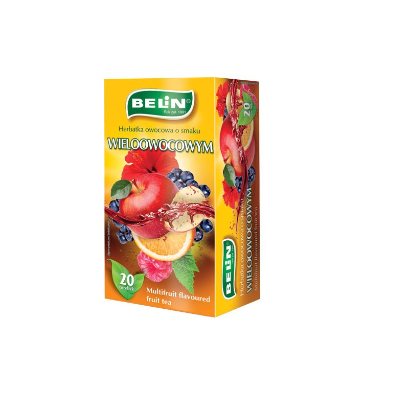 BELiN Herbatka owocowa o smaku wieloowocowym – 4 szt