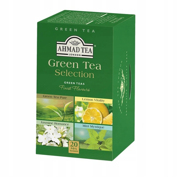 Ahmad Tea Green Teas Selection Herbata zielona mix – 20szt