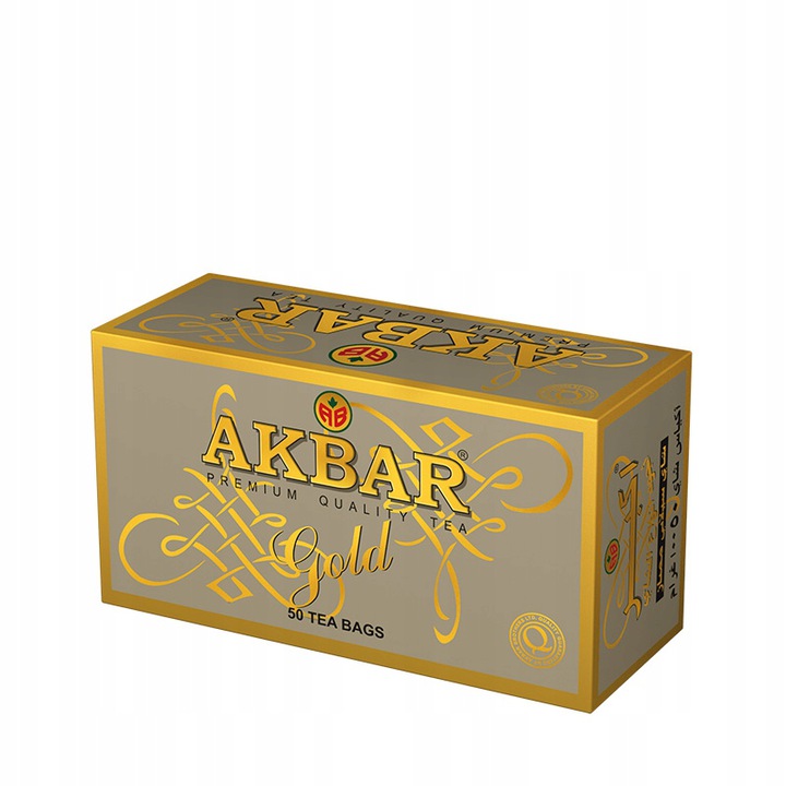 AKBAR Herbata GOLD Ceylon czarna ekspresowa 50szt
