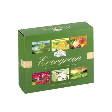 Zestaw herbat Ahmad Tea London Evergreen 60 torebek
