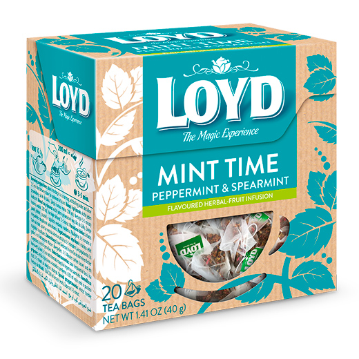 Herbata LOYD “Mint Time” Peppermint & Spearmint 80 torebek