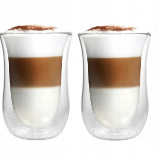 Szklanki termiczne 350ml do latte macchiato Vialli Design 2szt