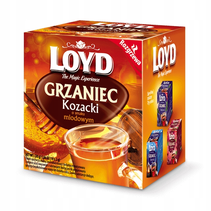 Herbata LOYD Grzaniec Kozacki miodowy