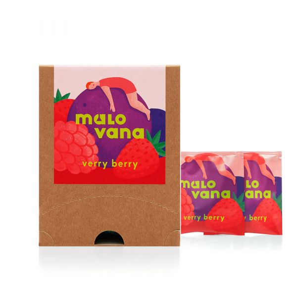 Herbata Malovana Verry Berry o smaku owoców leśnych (15 torebek)