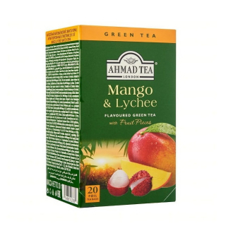Herbata zielona AHMAD Mango Liczi 20tb