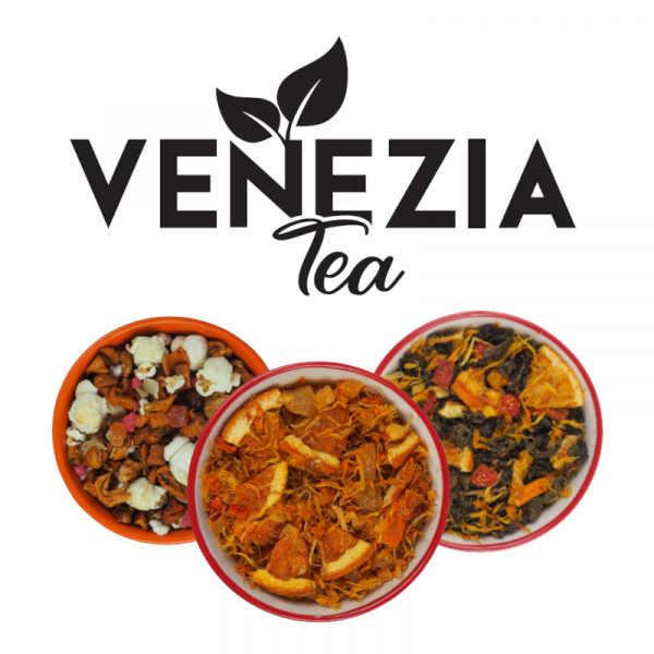 Żółty zestaw herbat sypanych VENEZIA TEA (3x50g)
