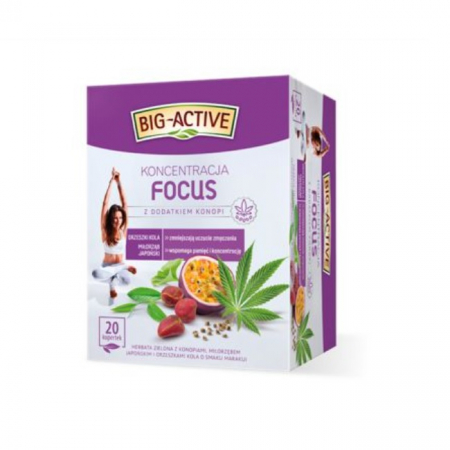 Herbata Big-Active FOCUS na koncentrację 20tb