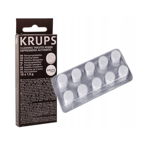 Oryginalne tabletki czyszczące Krups XS 3000
