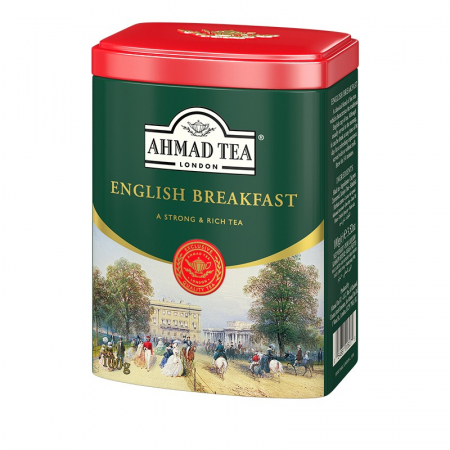 AHMAD TEA LONDON ENGLISH BREAKFAST TEA herbata liściasta PUSZKA -100g