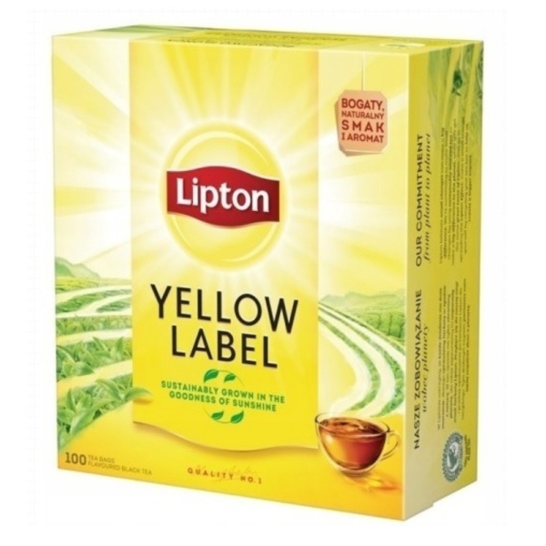 Herbata Lipton Yellow Label 100x2g – kopertowana