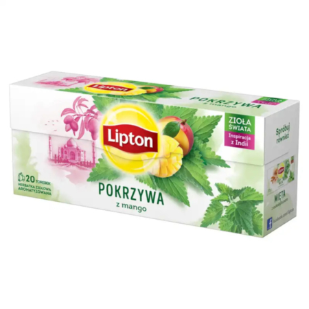 Herbata Lipton ziołowa pokrzywa z mango 20tb