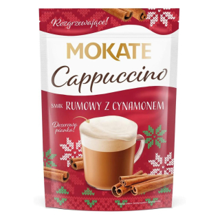 Cappuccino MOKATE rozgrzewające o smaku rum z cynamonem 110g