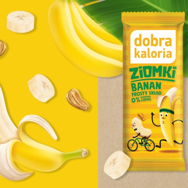 Baton Ziomki banan & nerkowce Dobra Kaloria 20szt