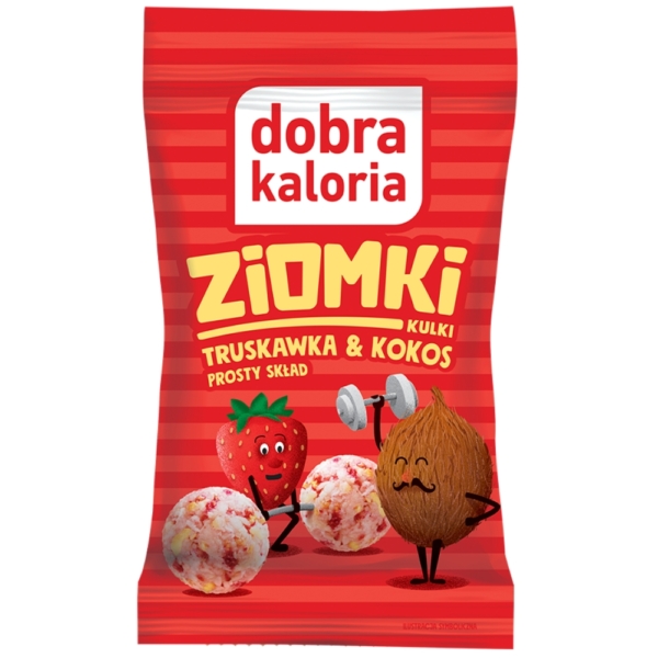 Kulki Ziomki truskawka & kokos Dobra Kaloria