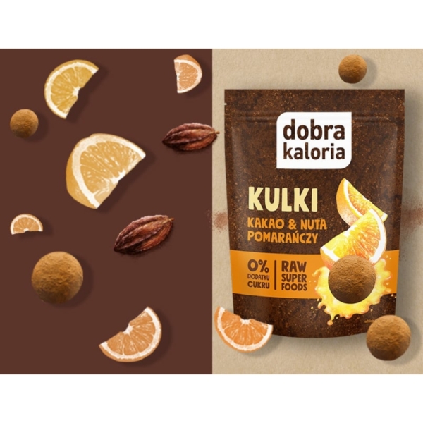 Kulki kakao & nuta pomarańczy Dobra Kaloria