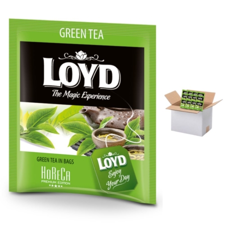 LOYD Herbata Green Tea 500 saszetek kopertowana (karton zbiorczy)