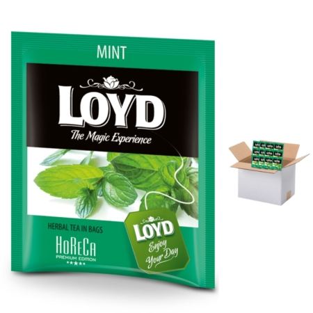 LOYD Herbata Mint – miętowa 500 saszetek kopertowana (karton zbiorczy)
